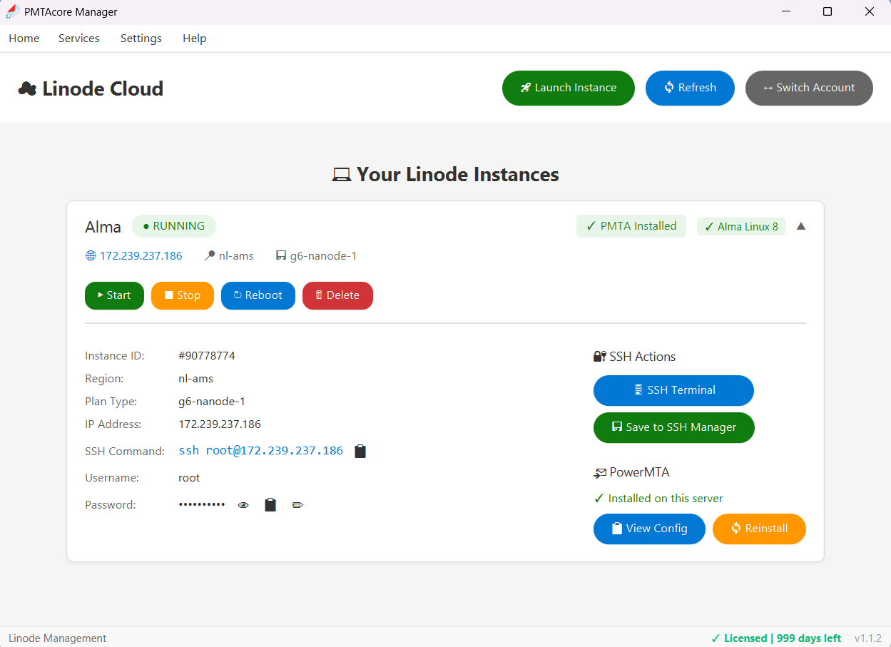 Multi-Cloud Server Manager - Linode, DigitalOcean, Vultr, AWS